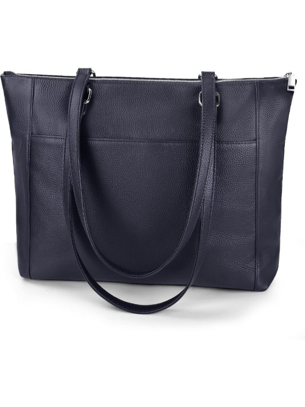 Stylish Large Genuine Leather Tote Bag for Women - Perfect Work Satchel Handbag